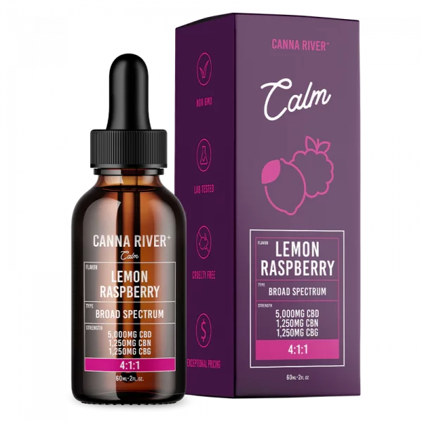 Canna River Calm Broad Spectrum Tincture - Delta 8 Resellers
