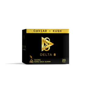 d8 delta 8 1000mg 50mg gummies caviar x kush
