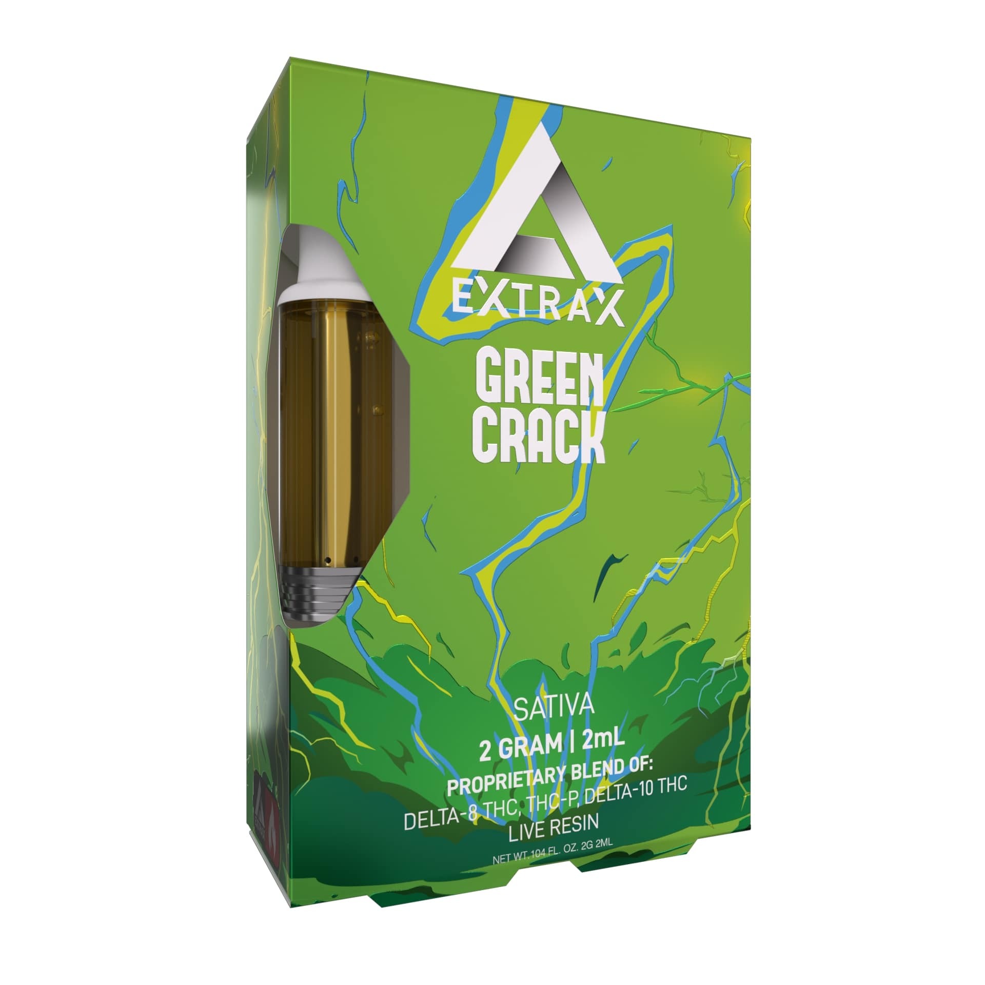 Delta Extrax Live Resin 510 Cartridges | 2g | Delta 8 Resellers