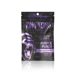 flying monkey crumbs king kong gummies d8 plus d10 1000mg purple punch