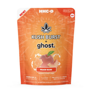 kush burst ghost hhco gummies peach bliss