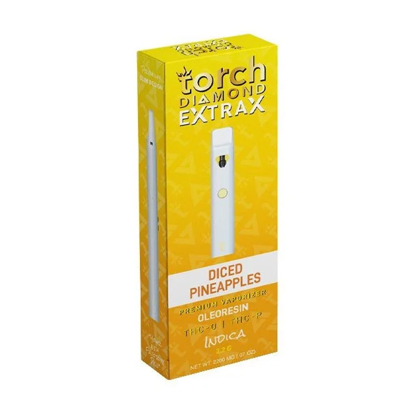 torch diamond extrax disposable vape diced pineapples