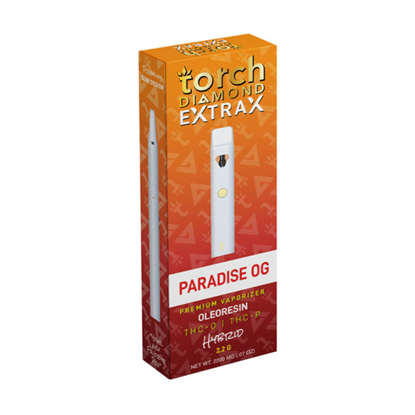 torch diamond extrax disposable vape paradise og