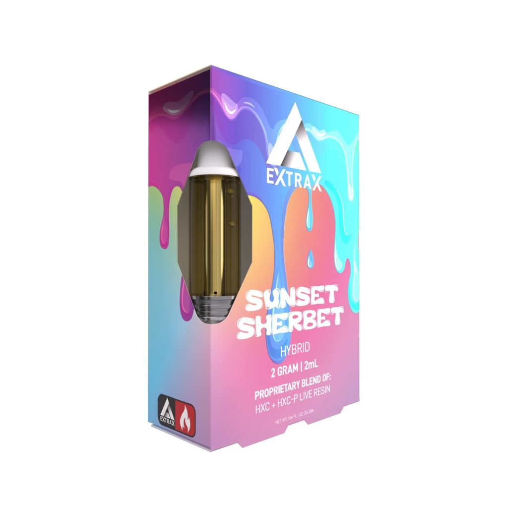 sunset sherbet hxc hxc p cartridge 2 gram