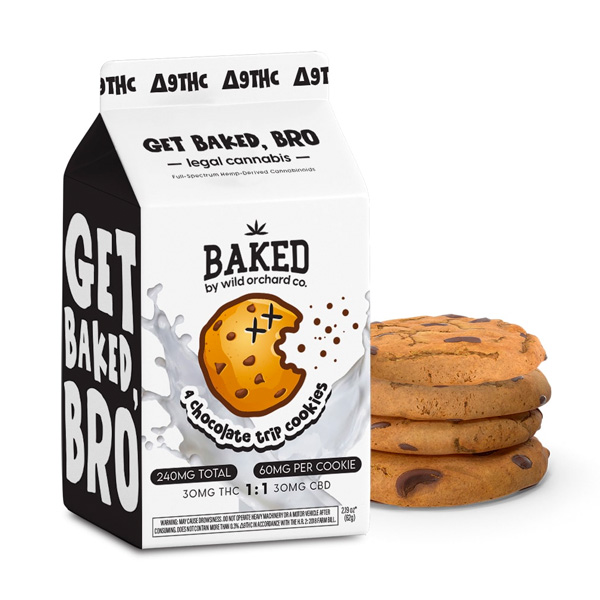 Wild Orchard Delta-9 Baked Chocolate Trip Cookies - Delta8Resellers