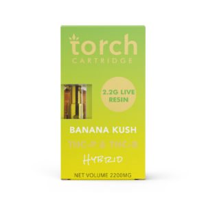 Torch THCB + THCP 2.2ml Vape Cartridge Banana Kush