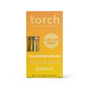 Torch THCB + THCP 2.2ml Vape Cartridge Tangerine Dream