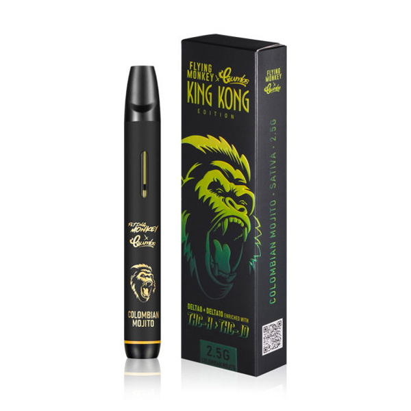 flying monkey x crumbs king kong thc h & thc jd disposables | 2.5 gram