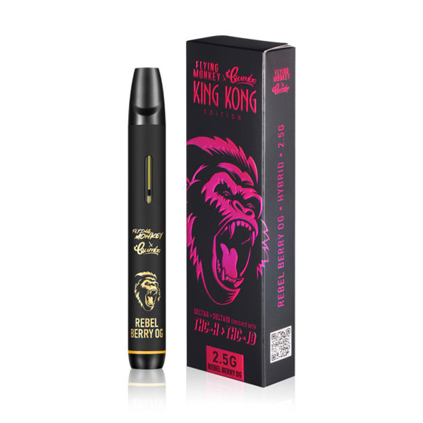 flying monkey x crumbs king kong thc h & thc jd disposables | 2.5 gram