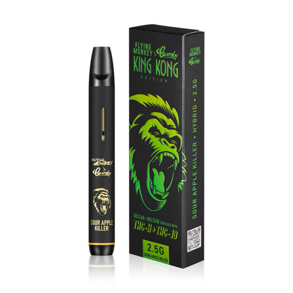flying monkey x crumbs king kong thc h & thc jd disposables | 2.5 gram