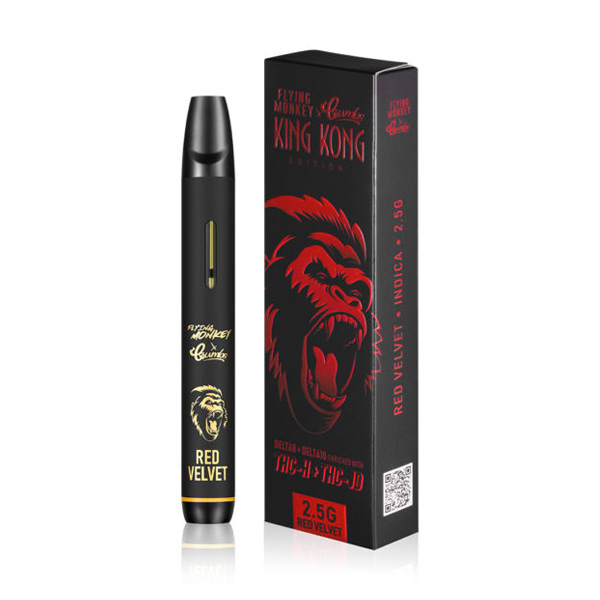 flying monkey x crumbs king kong thc h & thc jd disposables | 2.5 gram