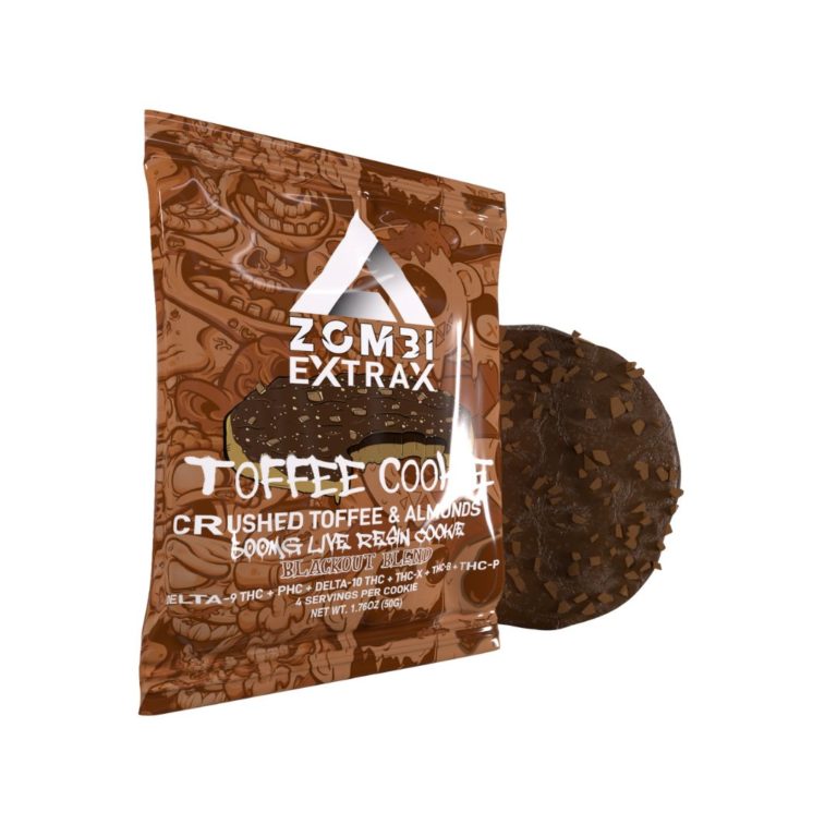 Zombi Extrax Black Out Blend Cookies | 500mg | Delta 8 Resellers