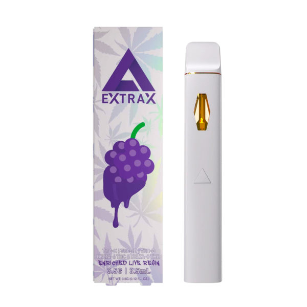 Delta Extrax Live Resin Blend Pre-Heat Disposables | 3.5g | Delta 8 ...