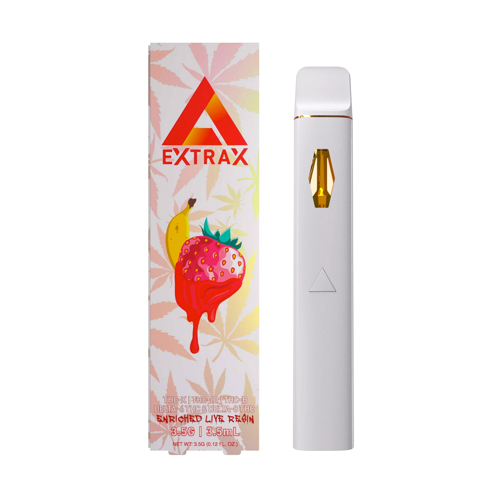 Delta Extrax Live Resin Blend Pre-Heat Disposables | 3.5g | Delta 8 ...