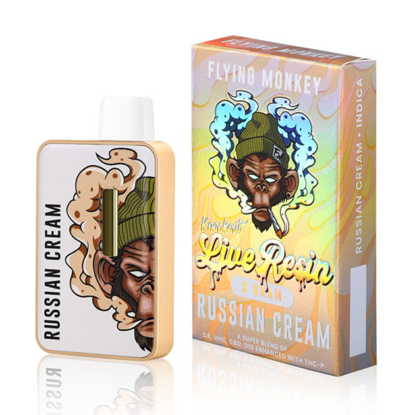russian cream disposable vape Flying Monkey 2 Gram Knockout Blend Geek Bar Pulse 15000 THCH Size:1.0ohm