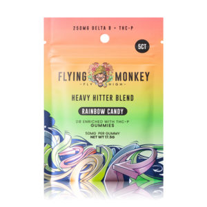flying monkey heavy hitter gummies rainbow candy