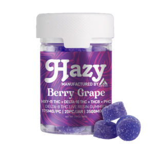 hazy extrax gummies berry grape