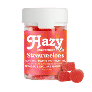 hazy extrax gummies strawmelons