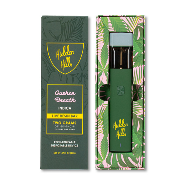 Hidden Hills Disposable Vape Pen | 2g | Delta 8 Resellers