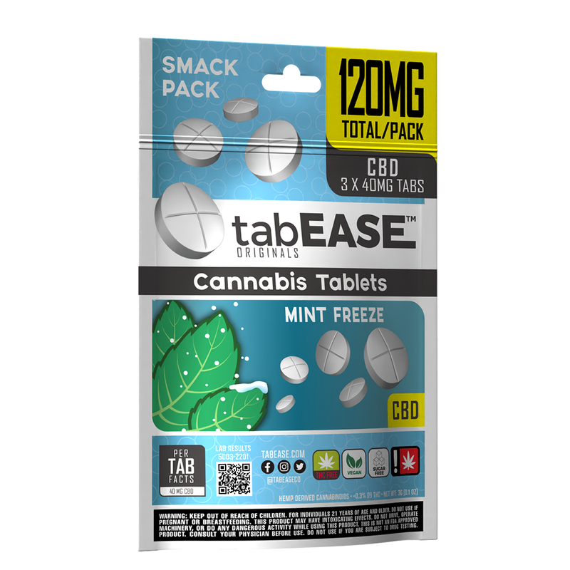 tabease 120mg cbd mint freeze