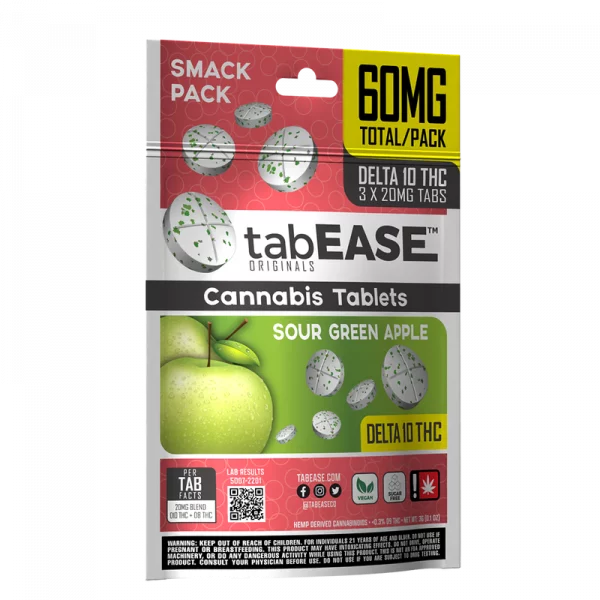 tabease 60mg sour green apple tabease 60mg sour green apple
