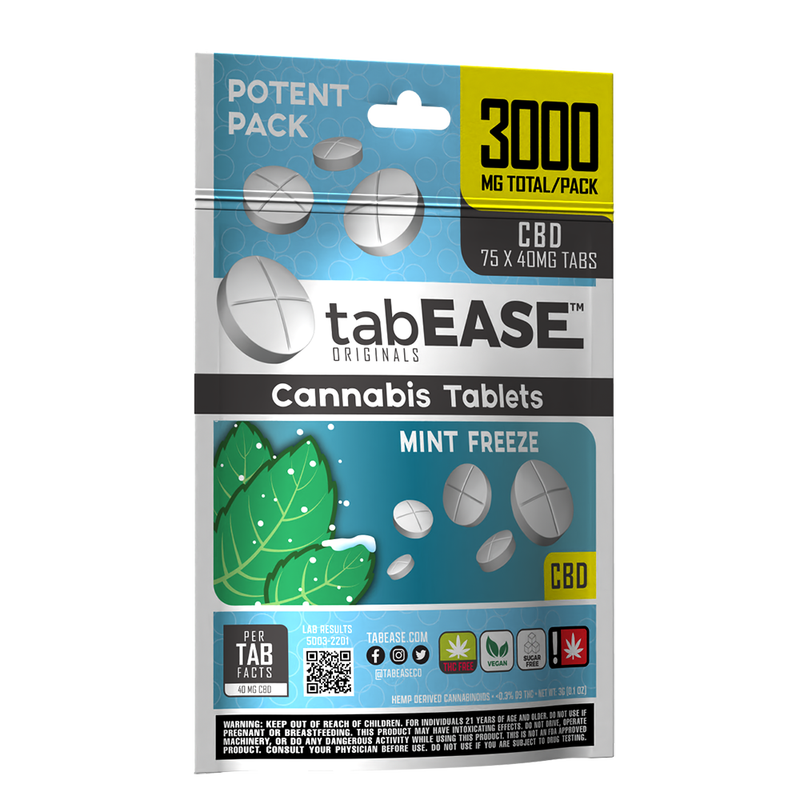 CBD Tabease Mint Freeze 3000mg 75pcs
