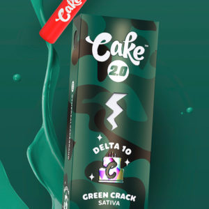 cake delta 10 disposable vape 2 green crack