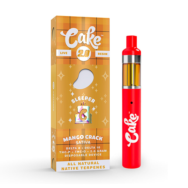 cake sleeper blend vape mango crack