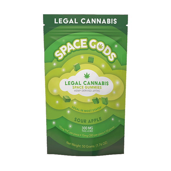 space gods d9 gummies 300mg sour apple