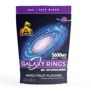 Delta Man HHC+THCP Blend 3600MG Galaxy Rings