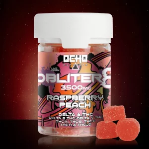 Ocho Extract Obliter8 Gummies Raspberry Peach 3500mg
