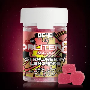 Ocho Extract Obliter8 Gummies Strawberry Lemonade 3500mg