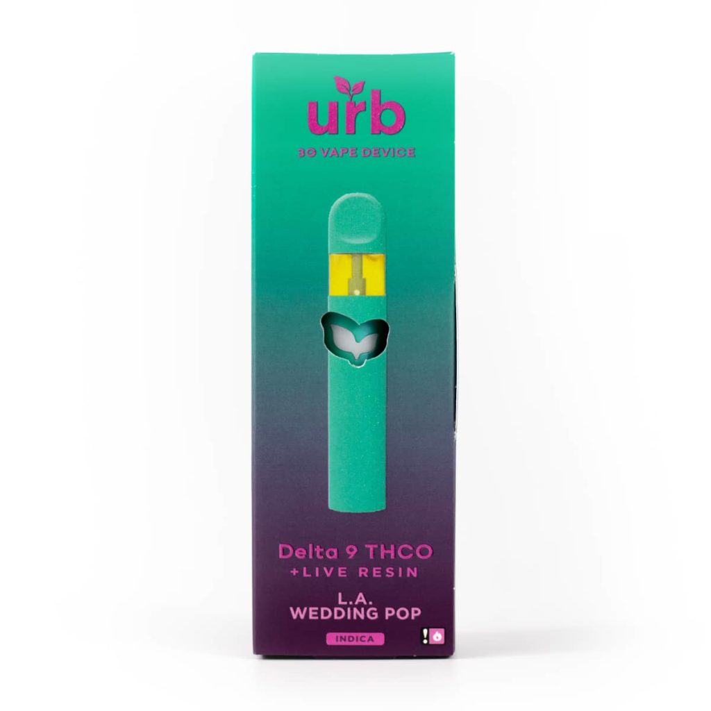 URB D9 Live Resin Disposable | 3g | Delta 8 Resellers