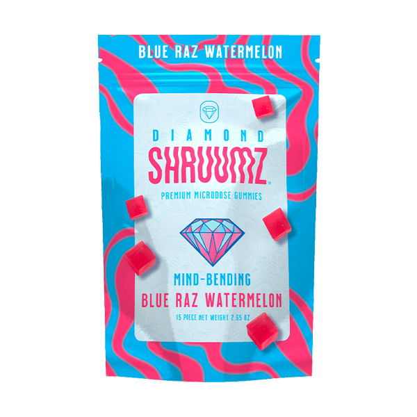 Diamond Shruumz Gummies | Blue Raz Watermelon