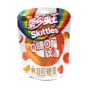 exotic skittles gummies mixed fruit flavor