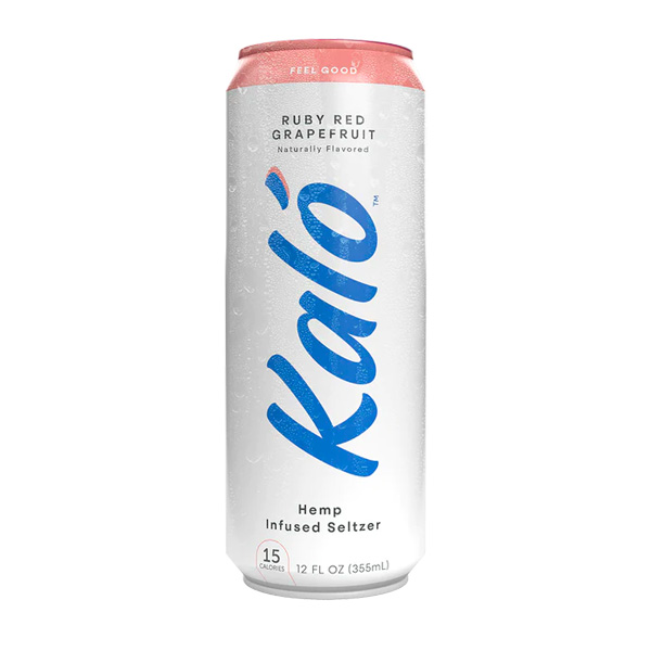 kalo cbd seltzer ruby red grapefruit