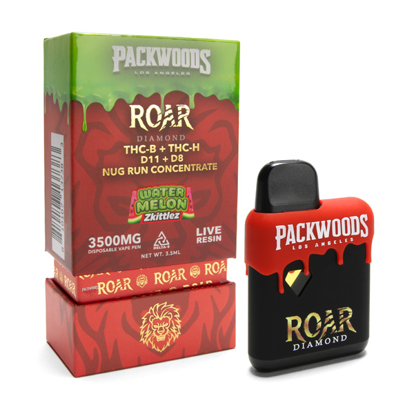 Roar x Packwoods Disposables, 3500mg