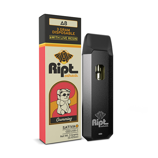 Ript Extracts Delta8 Disposable Vape 3g Delta 8 Resellers