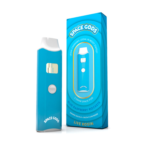 Space Gods Live Rosin D8 + D9 Disposable Vape | 3g | Delta 8 Resellers
