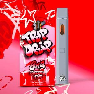 trip drip 8x3 disposable vape cherry pie