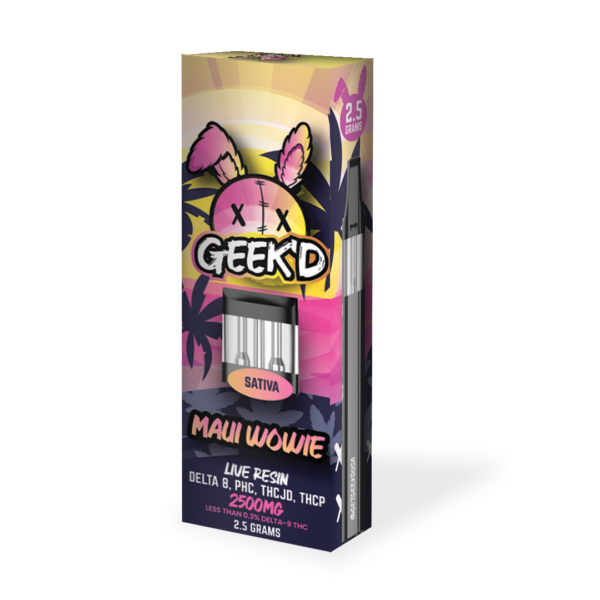 Geek'd Extracts Knockout Blend Disposable | 2.5g | Delta 8 Resellers Geek'd Extracts Knockout Blend Disposable | 2.5g | Delta 8 Resellers