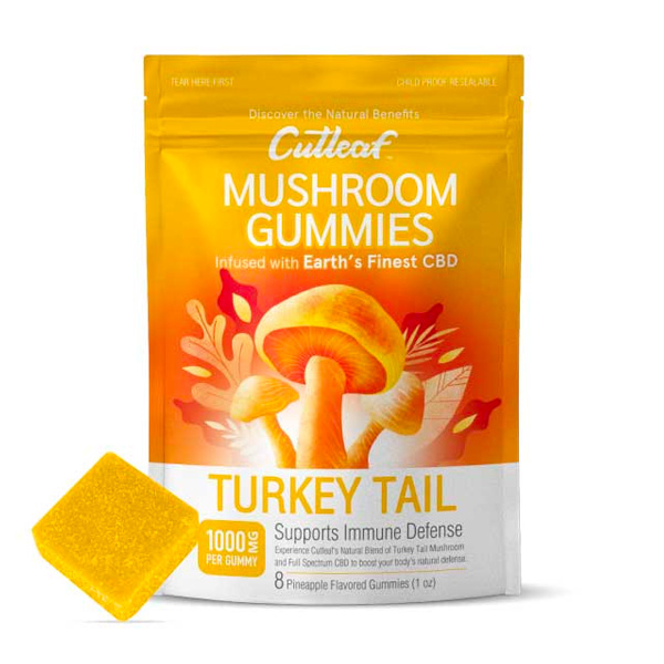 Cutleaf Mushroom Gummies | 8 Count | Delta 8 Resellers