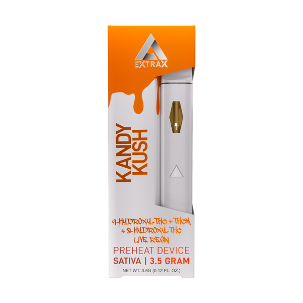 delta-extrax-splats-disposable-vape-kandy-kush delta extrax hxy9+ splats disposable vape | 3.5g