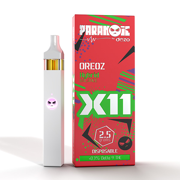 Dozo Paranoic X11 Pre Heat Disposable | 2.5g | Delta 8 Resellers