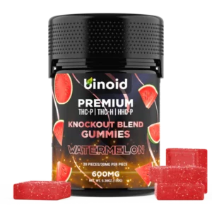 Binoid Knockout Blend Gummies 600mg Watermelon