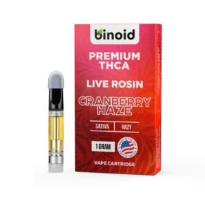Binoid Premium THCA Cartridge 1g Cranberry Haze