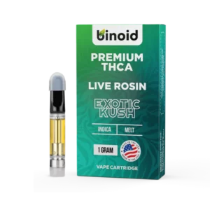 Binoid Premium THCA Cartridge 1g Exotic Kush