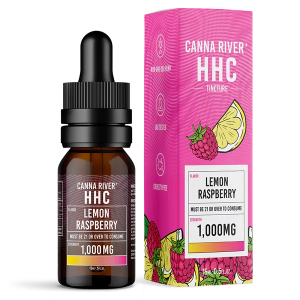 Canna River HHC Tincture Lemon Raspberry 1000mg