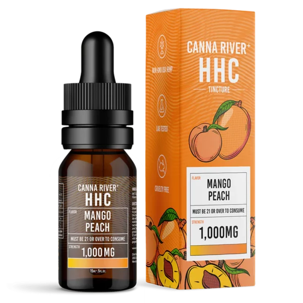 Canna River HHC Tincture Mango Peach 1000mg