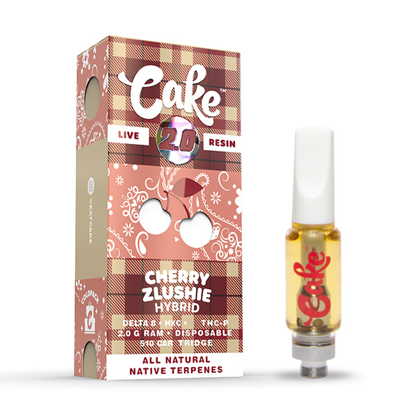 cake 2 gram cold pack cartridge cherry zlushie